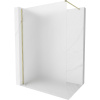 Mexen Kioto-X sprchová zástena Walk-in 140 x 200 cm, mraz 10 mm, zlatá - 800-140-101-50-30-X Mexen Kioto-X sprchová zástena Walk-in 140 x 200 cm, mraz 10 mm, zlatá - 800-140-101-50-30-X