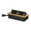 Výklopný blok zapustený ORNO OR-GM-9035/C, 2x 230V, 2x USB (A+C type; 3.6A), farba zlatá Výklopný blok zapustený ORNO OR-GM-9035/C, 2x 230V, 2x USB (A+C type; 3.6A), farba zlatá
