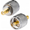 Prechodka Adapter Konektor PL259 UHF UC1 CB - SMA-F zásuvka (samica) Prechodka Adapter Konektor PL259 UHF UC1 CB - SMA-F zásuvka (samica)
