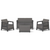 Keter SCANDI LINEA SET - Carbon Grey/Grafit Keter SCANDI LINEA SET - Carbon Grey/Grafit