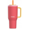 Termohrnček s teleskopickou slamkou Kambukka Rio Tumbler 950ml Pink Papaya Termohrnček s teleskopickou slamkou Kambukka Rio Tumbler 950ml Pink Papaya
