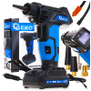 Akumulátorový kompresor 0,2-10,3 Bar, 12V, 1,5Ah batéria, 23l/min, LCD display, GEKO Akumulátorový kompresor 0,2-10,3 Bar, 12V, 1,5Ah batéria, 23l/min, LCD display, GEKO