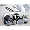 Detský kočík Rafpol White Lux - Silver (2-kombinácia) Detský kočík Rafpol White Lux - Silver (2-kombinácia)