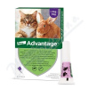 Advantage 80 mg veľké mačky + králiky spot-on 4x0.8 ml Advantage 80 mg veľké mačky + králiky spot-on 4x0.8 ml