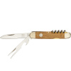 Güde Solingen Güde Solingen Vreckový nôž ALPHA OAK 7 cm, s vidličkou, hnedý Güde Solingen Güde Solingen Vreckový nôž ALPHA OAK 7 cm, s vidličkou, hnedý