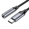 Adapter Vention BGMHF USB-C M do 3.5mm Jack 1M (szary) Adapter Vention BGMHF USB-C M do 3.5mm Jack 1M (szary)