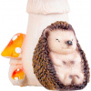 Dekorácia MagicHome Nature, Ježko pod hubou, polyresin, 13,3x11x19,2 cm Dekorácia MagicHome Nature, Ježko pod hubou, polyresin, 13,3x11x19,2 cm