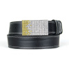 Unikátny čierny opasok z pravej kože SWAROVSKI YELLOW– ručná výroba na Slovensku (VSWAROVSKI-YELLOW40B) Unikátny čierny opasok z pravej kože SWAROVSKI YELLOW– ručná výroba na Slovensku (VSWAROVSKI-YELLOW40B)