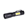 Solight LED kovové svietidlo 3W + COB, 150 + 60lm, AA, čierna Solight LED kovové svietidlo 3W + COB, 150 + 60lm, AA, čierna