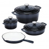 Cs kochsysteme Sada nádobí litinová Xanten 7 ks černá CS-067465 Cs kochsysteme Sada nádobí litinová Xanten 7 ks černá CS-067465