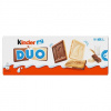 Kinder Duo sušienky s jemnou mliečnou čokoládou a bielou čokoládou 12 ks 150 g Kinder Duo sušienky s jemnou mliečnou čokoládou a bielou čokoládou 12 ks 150 g