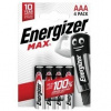 Batéria ENERGIZER Alkaline MAX AAA / LR03, 4ks 7638900438147 Batéria ENERGIZER Alkaline MAX AAA / LR03, 4ks 7638900438147