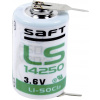 Saft LS 14250 2PF speciální typ baterie 1/2 AA pájecí kolíky ve tvaru U lithiová 3.6 V 1200 mAh 1 ks Saft LS 14250 2PF speciální typ baterie 1/2 AA pájecí kolíky ve tvaru U lithiová 3.6 V 1200 mAh 1 ks