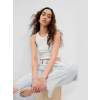 GAP Tielkový crop top Biela XXL GAP Tielkový crop top Biela XXL