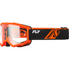 okuliare FOCUS, FLY RACING - USA (čierne/oranžové - číre plexi) okuliare FOCUS, FLY RACING - USA (čierne/oranžové - číre plexi)
