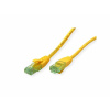 UTP Patchkábel 10m cat.6a, žltý, Cu, Roline Recycled Material UTP Patchkábel 10m cat.6a, žltý, Cu, Roline Recycled Material