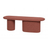 noo.ma Lavica Rull Brick Red Boucle – tehlová noo.ma Lavica Rull Brick Red Boucle – tehlová