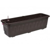 Plastkon samozavlažovací truhlík FANTAZIE 40 cm, hnedý Plastkon samozavlažovací truhlík FANTAZIE 40 cm, hnedý