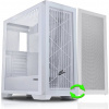 EVOLVEO Ptero Q2W, 2x čelní panel - sklo /mřížka, case ATX - bílá PTEROQ2W EVOLVEO Ptero Q2W, 2x čelní panel - sklo /mřížka, case ATX - bílá PTEROQ2W