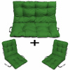 Vankúše na Rattan 100x60x50 Nábytok Set 2 + 1 Zelená (Vankúše na Rattan 100x60x50 Nábytok Set 2 + 1 Zelená) Vankúše na Rattan 100x60x50 Nábytok Set 2 + 1 Zelená (Vankúše na Rattan 100x60x50 Nábytok Set 2 + 1 Zelená)