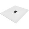 Mexen Hugo, obdĺžniková sprchová vanička SMC 130 x 100 cm, biela, čierna krytka, 42101013-B Mexen Hugo, obdĺžniková sprchová vanička SMC 130 x 100 cm, biela, čierna krytka, 42101013-B