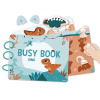 Janod Dino Busy Book interaktívna kniha s aktivitami od 3 rokov Janod Dino Busy Book interaktívna kniha s aktivitami od 3 rokov