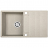 Kuchinox Rab, 1-komorový granitový drez 760x440x160 mm, béžová, LAV-SBF_411Y Kuchinox Rab, 1-komorový granitový drez 760x440x160 mm, béžová, LAV-SBF_411Y