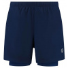 ROGELLI ESSENTIAL pánske voľné športové kraťasy 2v1, modrá Veľkosť konfekčná: S ROGELLI ESSENTIAL pánske voľné športové kraťasy 2v1, modrá Veľkosť konfekčná: S