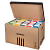 Donau archivační krabice s výklopným víkem 55,5 x 37 x 31,5 cm hnědá Donau archivační krabice s výklopným víkem 55,5 x 37 x 31,5 cm hnědá