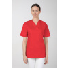 Dámska farebná zdravotnícka blúzka M-074, červená (Zdravotnícke oblečenie) Dámska farebná zdravotnícka blúzka M-074, červená (Zdravotnícke oblečenie)