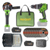 Procraft Sada aku šroubováku PA18ProBL-BB a brusky PGA22-BB se 2 bateriemi a příslušenstvím v tašce | SPA18ProBL-BB/PGA22-BB/BG500 Procraft Sada aku šroubováku PA18ProBL-BB a brusky PGA22-BB se 2 bateriemi a příslušenstvím v tašce | SPA18ProBL-BB/PGA22-BB/BG500
