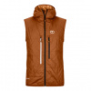Ortovox Swisswool Piz Boe Vest M bristle brown S; Hnědá vesta Ortovox Swisswool Piz Boe Vest M bristle brown S; Hnědá vesta