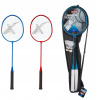 Teddies Sada badminton pálky 2ks + míček 2ks 65cm kov/plast v pouzdře Teddies Sada badminton pálky 2ks + míček 2ks 65cm kov/plast v pouzdře