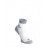 Ponožky na behanie Salomon Aero Ankle - white/quarry Ponožky na behanie Salomon Aero Ankle - white/quarry