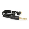 ELEPHANT RCA KÁBEL - EXTRA LIGHT - Black 90° Angled ELEPHANT RCA KÁBEL - EXTRA LIGHT - Black 90° Angled