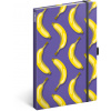 NOTIQUE Notes Banány, linajkovaný, 13 x 21 cm NOTIQUE Notes Banány, linajkovaný, 13 x 21 cm