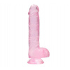 Realrock gélové dildo s prísavkou 15 cm ružové Realrock gélové dildo s prísavkou 15 cm ružové