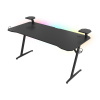 Genesis Holm 510 RGB - herní stůl s RGB podsvícením, 160x75cm, 3xUSB 3.0, bezdrátová nabíječka NDS-1732