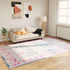 vidaXL Prateľný koberec viacfarebný 190x300 cm protišmykový vidaXL Prateľný koberec viacfarebný 190x300 cm protišmykový
