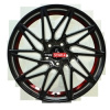 KESKIN WHEELS KT20 8x18 5x112 ET45 BLACK PAINTED RED INSIDE KESKIN WHEELS KT20 8x18 5x112 ET45 BLACK PAINTED RED INSIDE