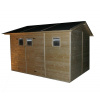 Záhradný drevený domček GILET (19mm) s okny, rozmer 2,7 x 3,9m, v.2,4m Záhradný drevený domček GILET (19mm) s okny, rozmer 2,7 x 3,9m, v.2,4m