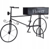 Stojan na kvety - Kvetinový stojan čierny bicykel (Stojan na kvety - Kvetinový stojan čierny bicykel)