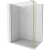 Mexen Kioto sprchová stena Walk-in 120 x 40 cm, transparentná, zlatá - 800-120-212-50-00-040 Mexen Kioto sprchová stena Walk-in 120 x 40 cm, transparentná, zlatá - 800-120-212-50-00-040