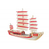 Woodcraft Drevené 3D puzzle Japonská plachetnica Woodcraft Drevené 3D puzzle Japonská plachetnica