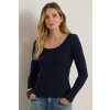Tričko s dlhým rukávom Lauren Ralph Lauren 200980145 tmavomodrá S Tričko s dlhým rukávom Lauren Ralph Lauren 200980145 tmavomodrá S