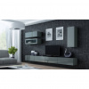 Cama Meble Obývačka VIGO 12, sivý mat/sivý lesk Cama Meble Obývačka VIGO 12, sivý mat/sivý lesk