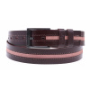 Pánsky kožený opasok Black Hand 100-78 tmavo hnedý - nadmerná dĺžka Veľkosť opasku = obvod vášho pása (cm): 125 cm Pánsky kožený opasok Black Hand 100-78 tmavo hnedý - nadmerná dĺžka Veľkosť opasku = obvod vášho pása (cm): 125 cm