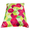 Beanbag Dizajnový sedací vak 189x140 triangle s popruhmi Beanbag Dizajnový sedací vak 189x140 triangle s popruhmi