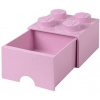 LEGO® úložný box s šuplíkem 25 x 25 x 18 cm světle růžová LEGO® úložný box s šuplíkem 25 x 25 x 18 cm světle růžová