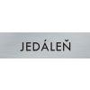 Štítok na dvere strieb.mat. 4x14cm text / JEDÁLEŇ Strieborná Štítok na dvere strieb.mat. 4x14cm text / JEDÁLEŇ Strieborná